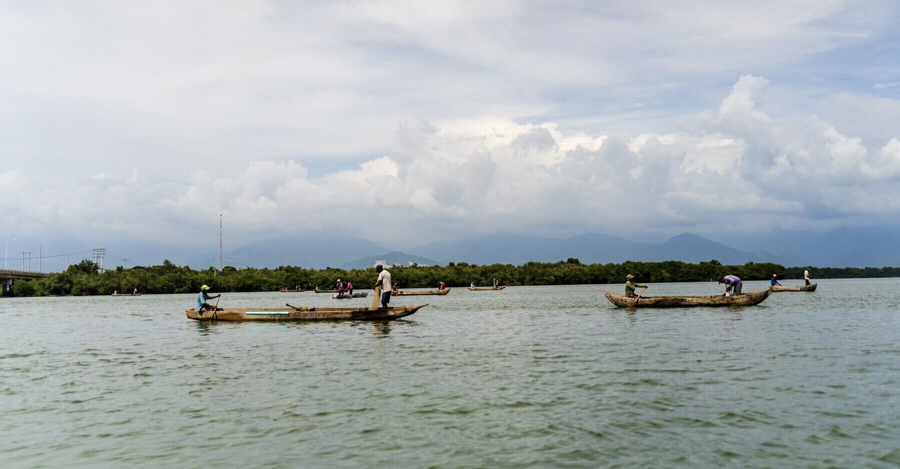 Pescadores en faena